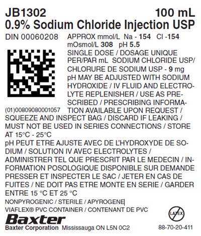 Sodium Chloride JB1302 Representative Container Label - image   19